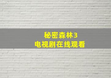 秘密森林3 电视剧在线观看